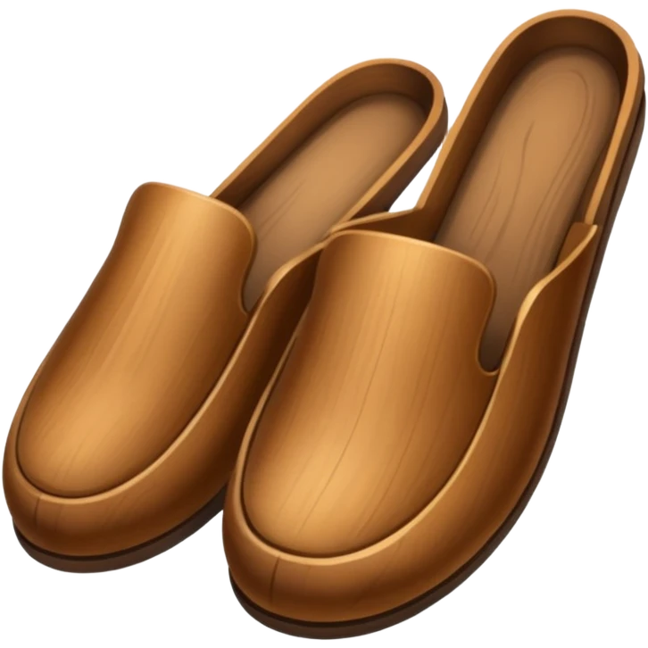 wood slipper emoji