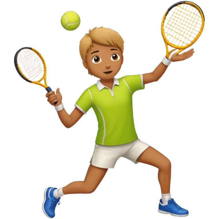 Person catching a tennis ball emoji