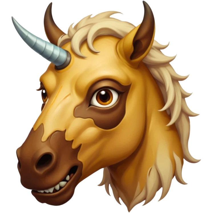 aesthetic brilliant divine lighting, oil paint  -  hieronymus bosch phantasmagoric mutated evil centaur emoji