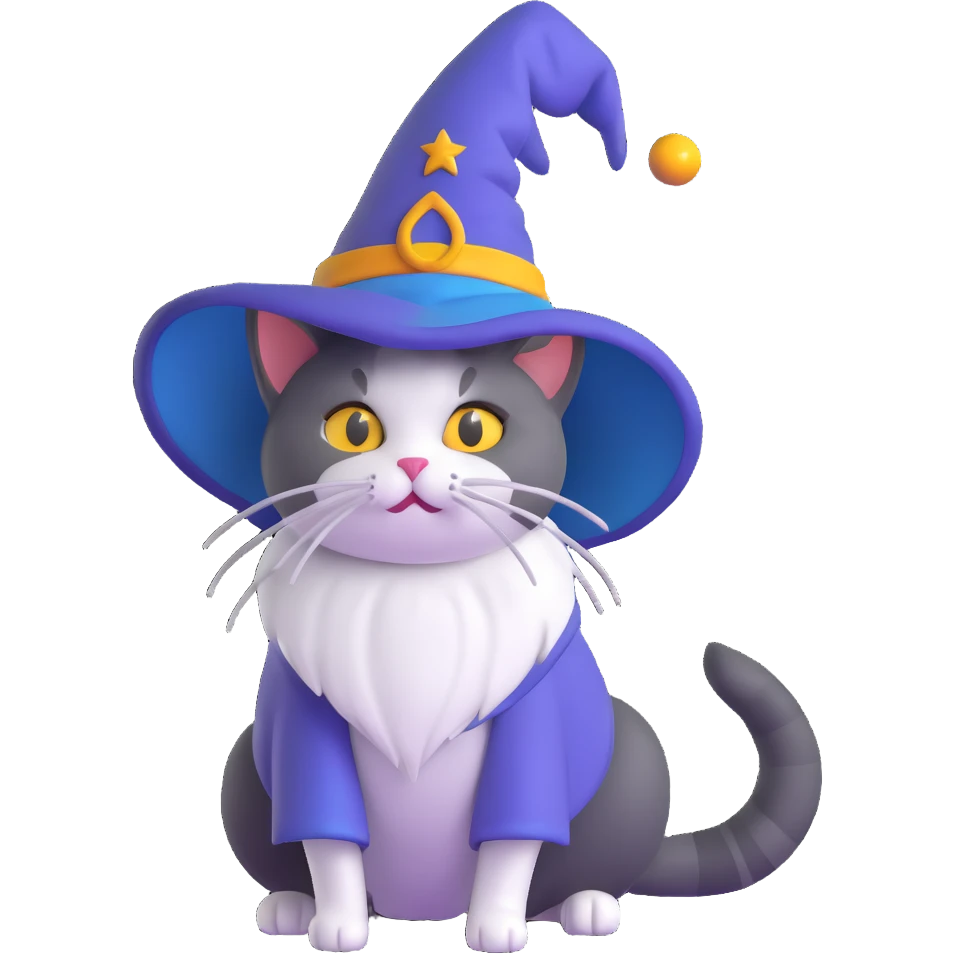 wizard cat emoji