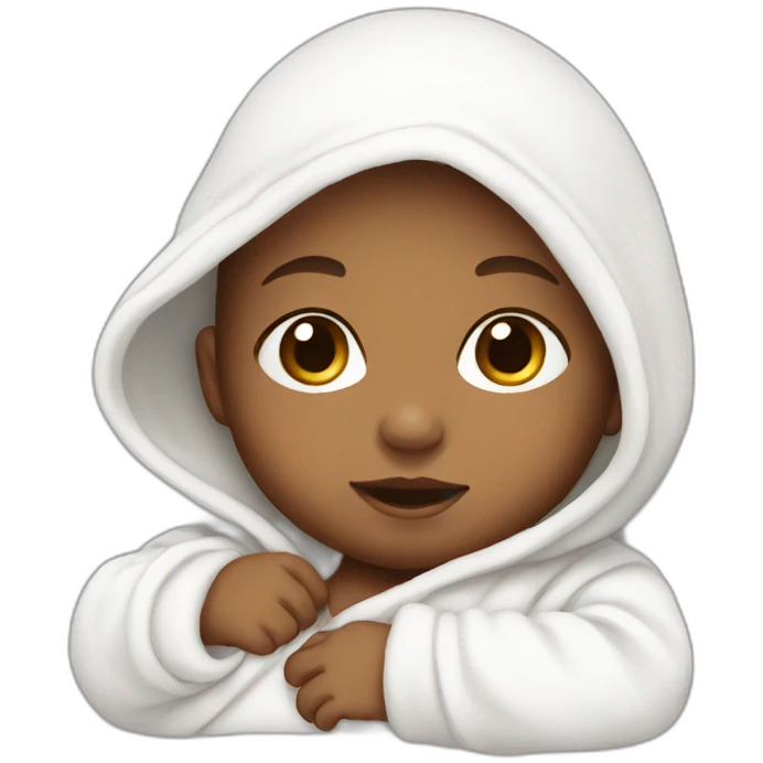 newborn white cute emoji