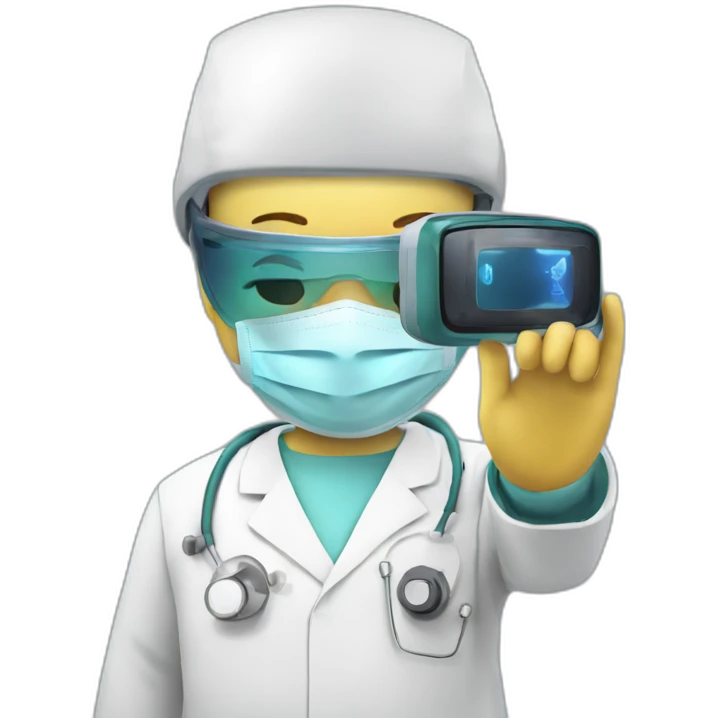 Surgeon-performing-Breast-surgery-with-virtual-reality-display emoji