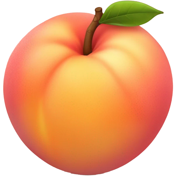Peach with kisses emoji