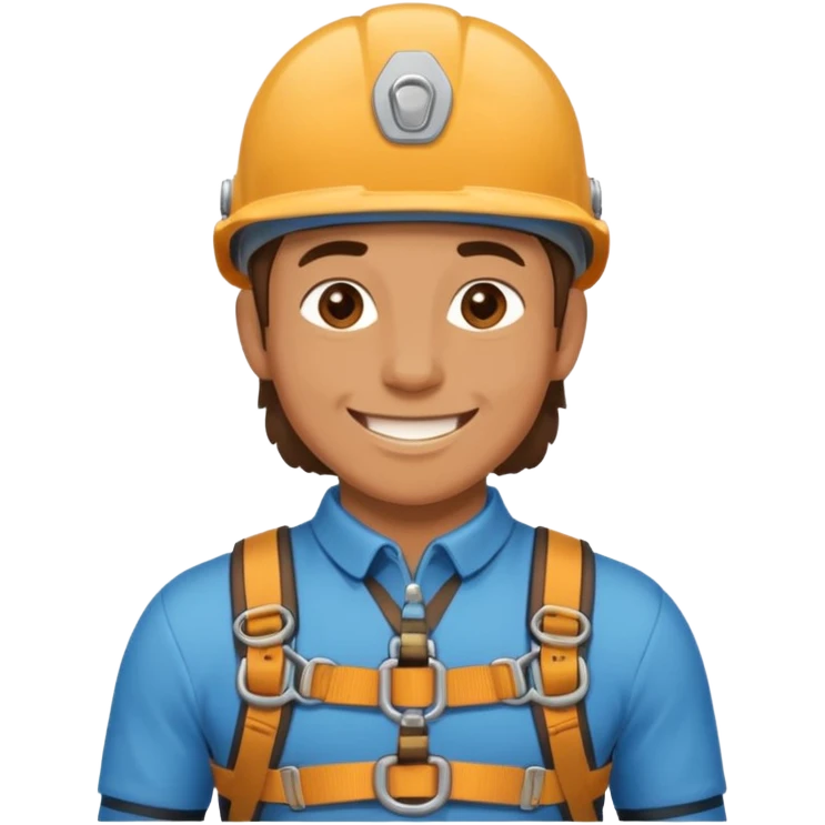 belayer with harness emoji