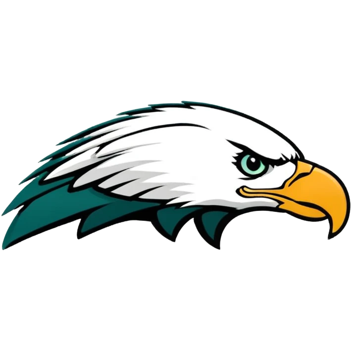Philidelphia Eagles Logo American football emoji