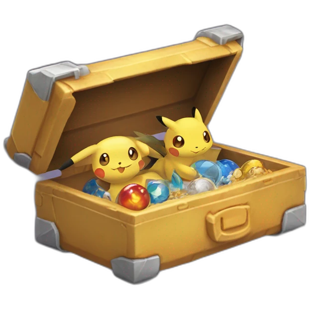 Pokemon Game Case Legendary Epic Random Loot Treasure emoji