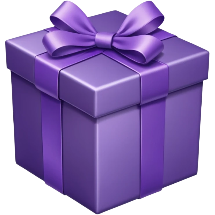 purple giftbox emoji