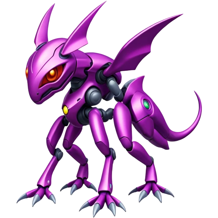 Miraidon-Genesect-Fakémon-hybrid-creature (full body)  emoji