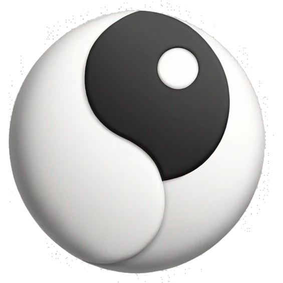 Yin yang  emoji