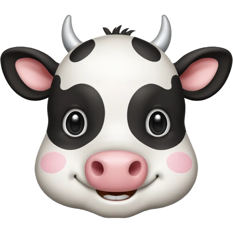 Kawaii cow  emoji