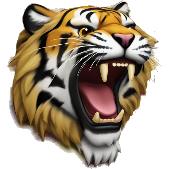 tamil eelam flag with roaring tiger emoji