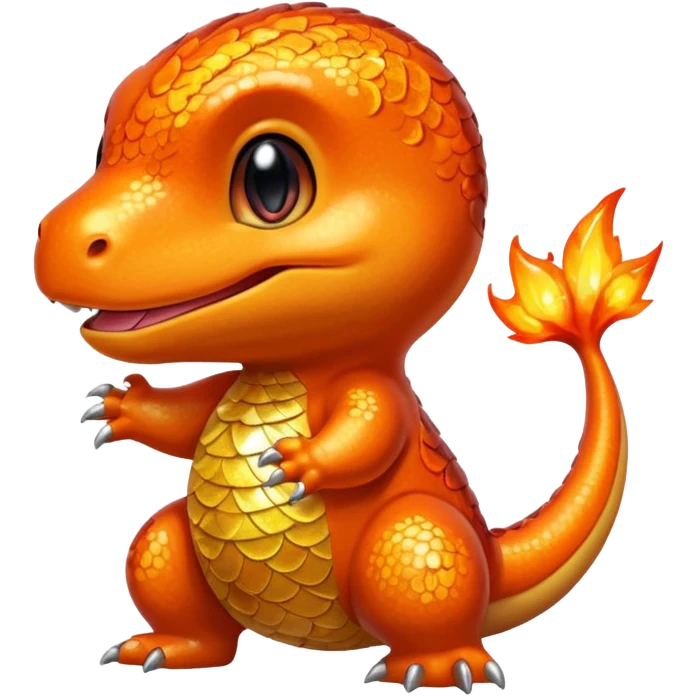 glitter pokemon charmander emoji