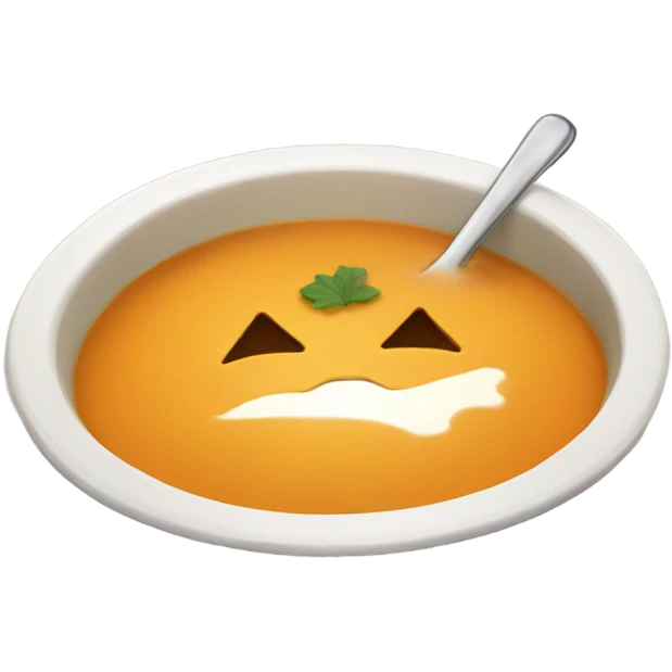 Pumpkin soup emoji