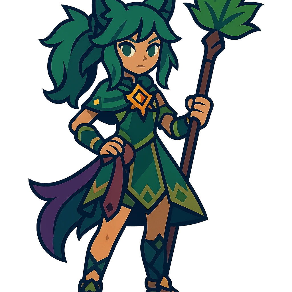full body Varesa from Genshin Impact emoji
