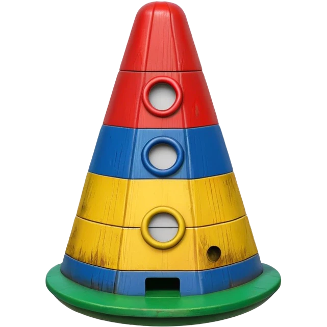 colorful pool green yellow red blue buoy emoji