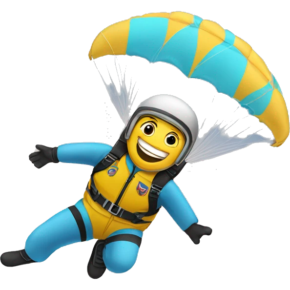 Skydiver emoji