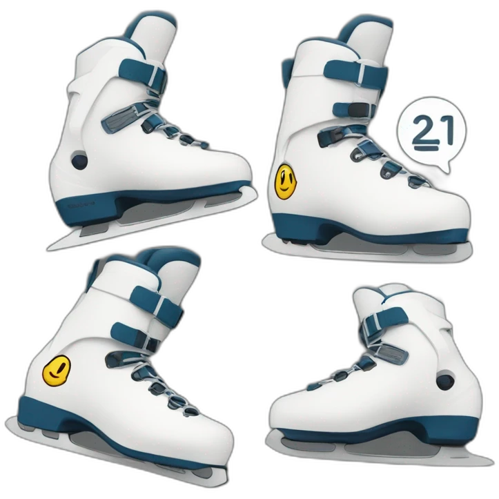 cross-county ski boots emoji