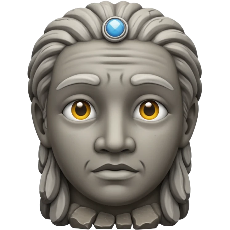 Ancient Stone Statue emoji