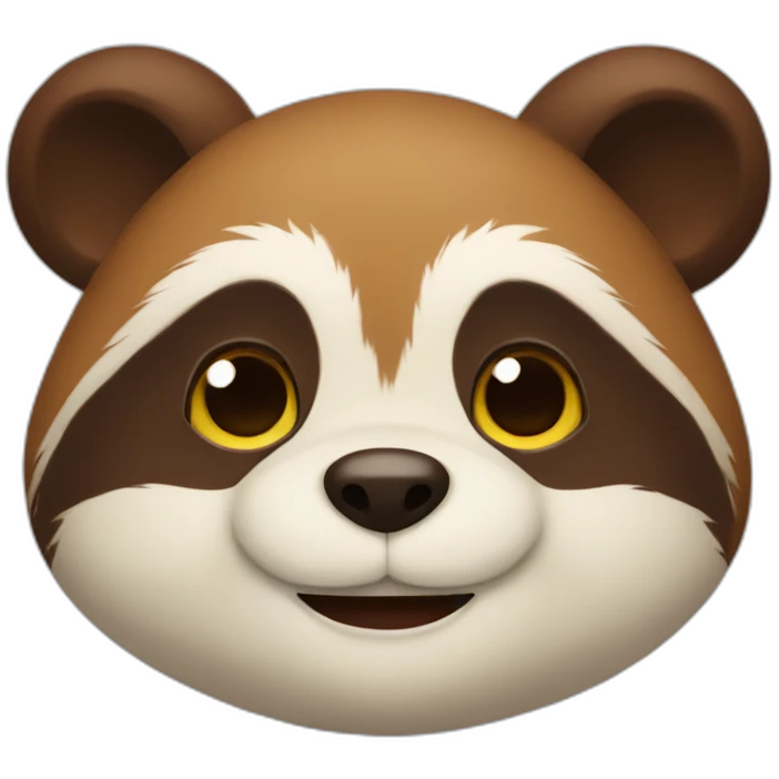Tanuki smil emoji