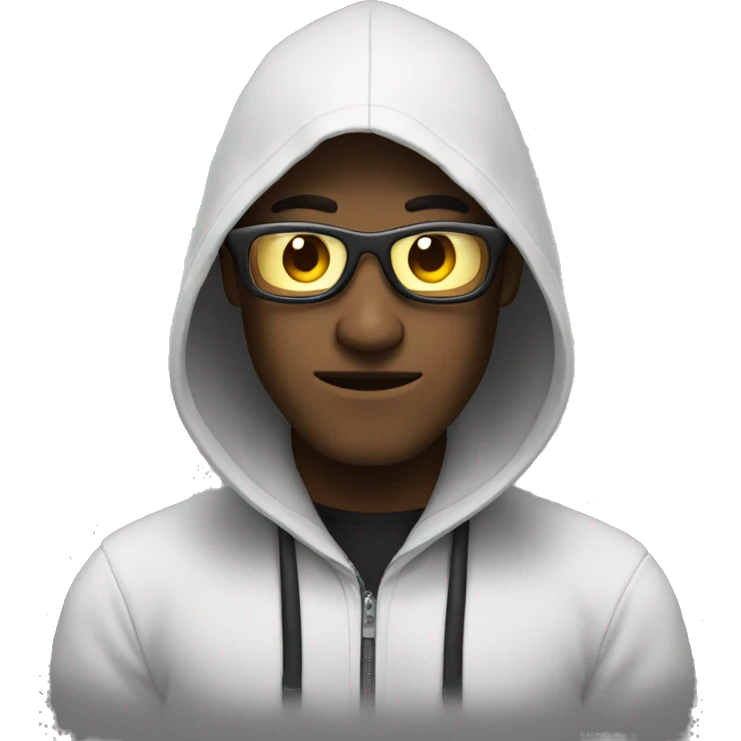 hacker using computer emoji