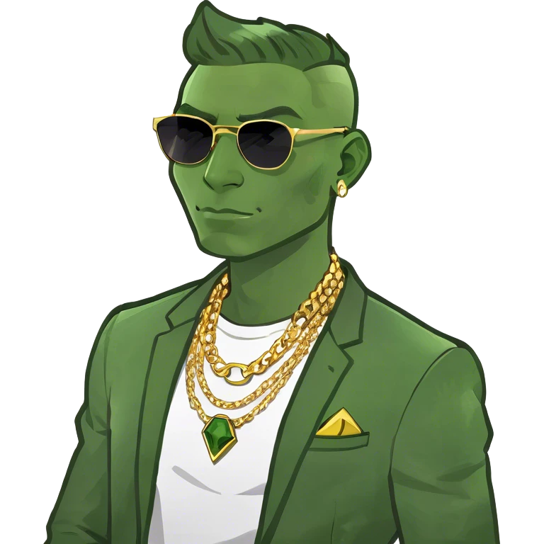 gold based swag rizz emoji