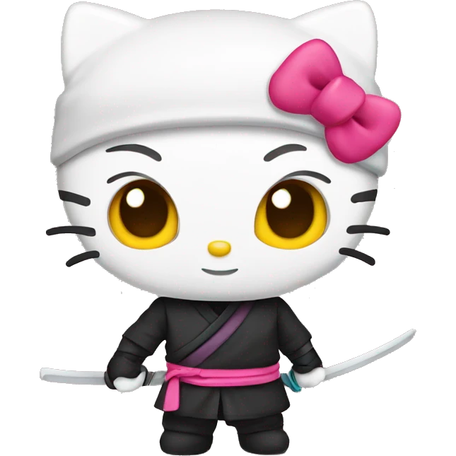 Ninja Hello Kitty emoji