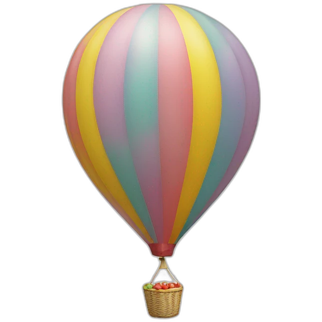 balloon with print emoji