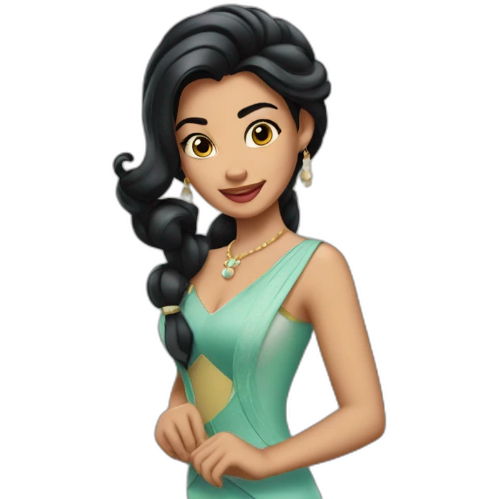Jasmine de disney emoji