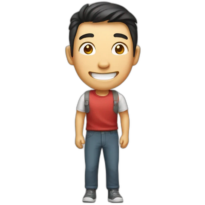 happy Hong Kong guy emoji