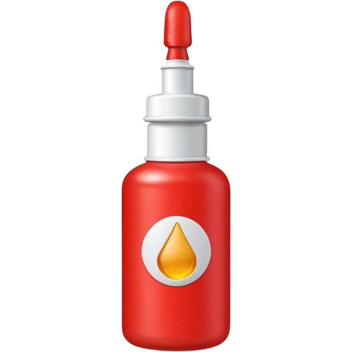 red glue bottle  emoji