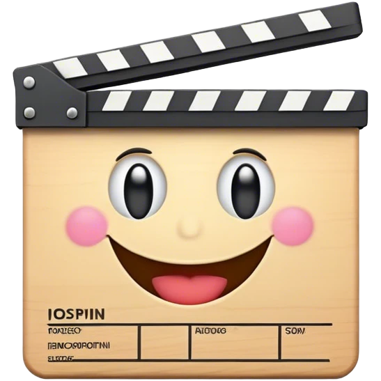 Clapperboard Smilie emoji