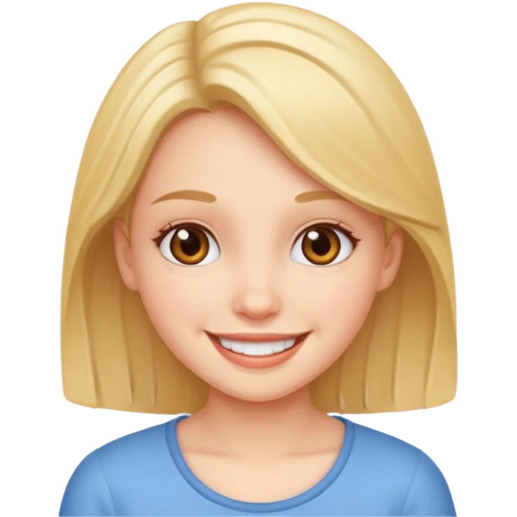 Cute girl emoji