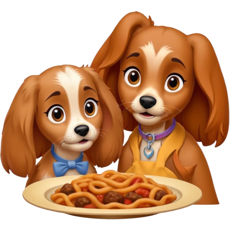 Lady and The tramp movie  emoji