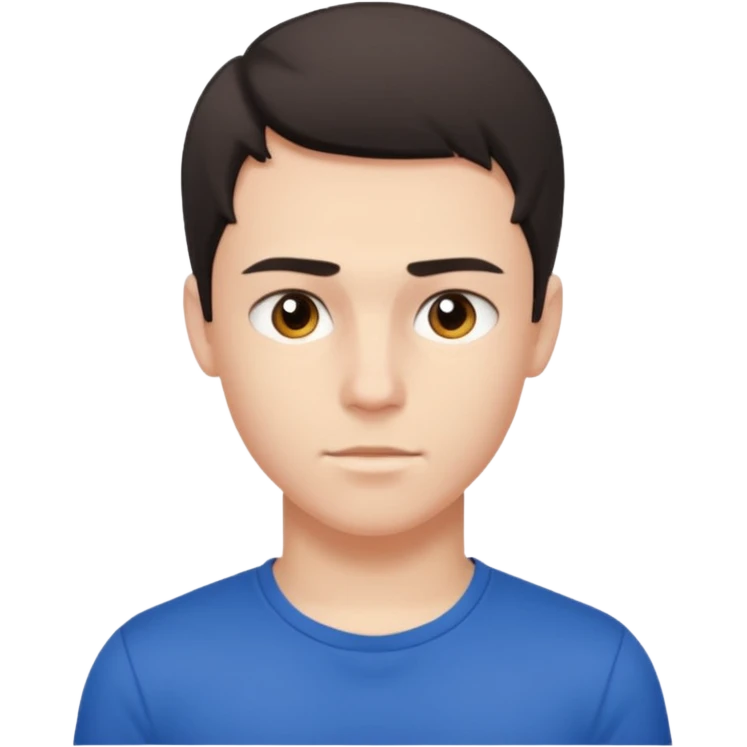 Пол: Мужской
Возраст: Молодой, выглядит как подросток 
Телосложение: Атлетическое/спортивное
Волосы: Короткая, не акуратная, тёмная причёска, закрывающая лоб.
Лицо: Светлая кожа, европейский тип внешности emoji