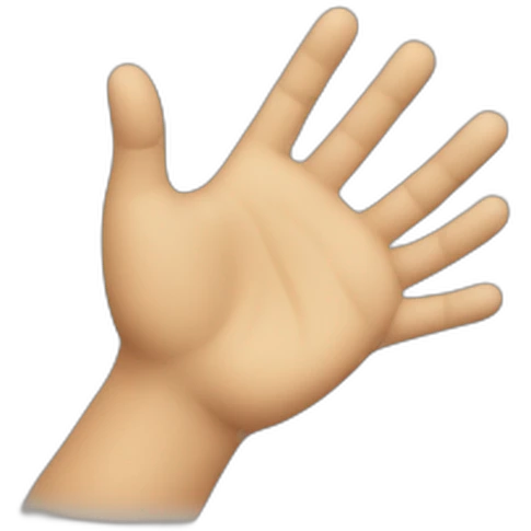 two hands high five from the side emoji