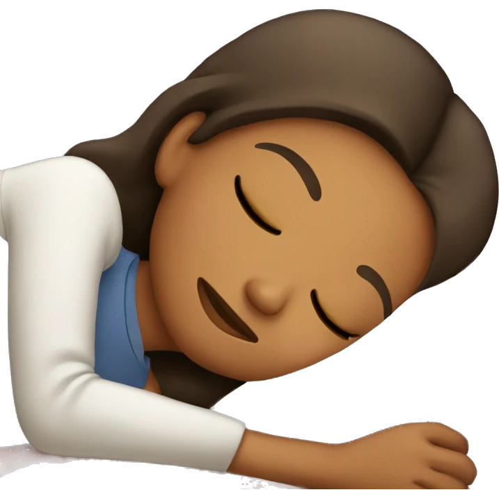 girl sleeping emoji
