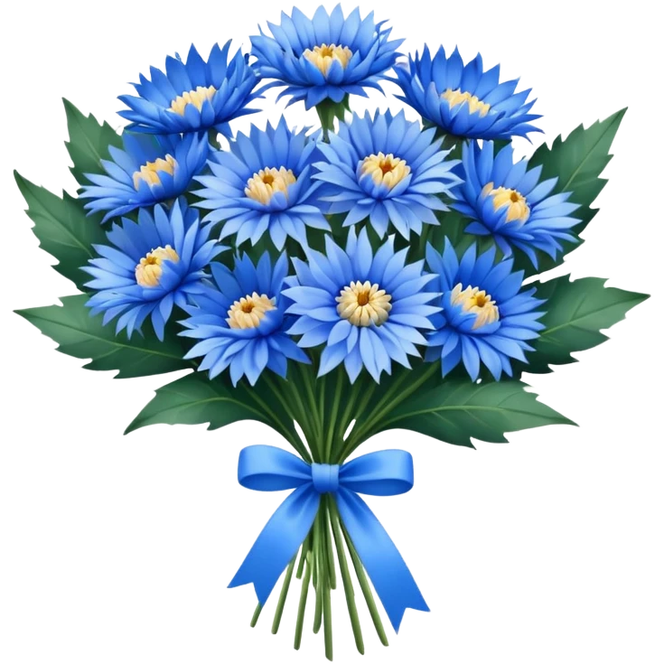 cornflower bouquet emoji