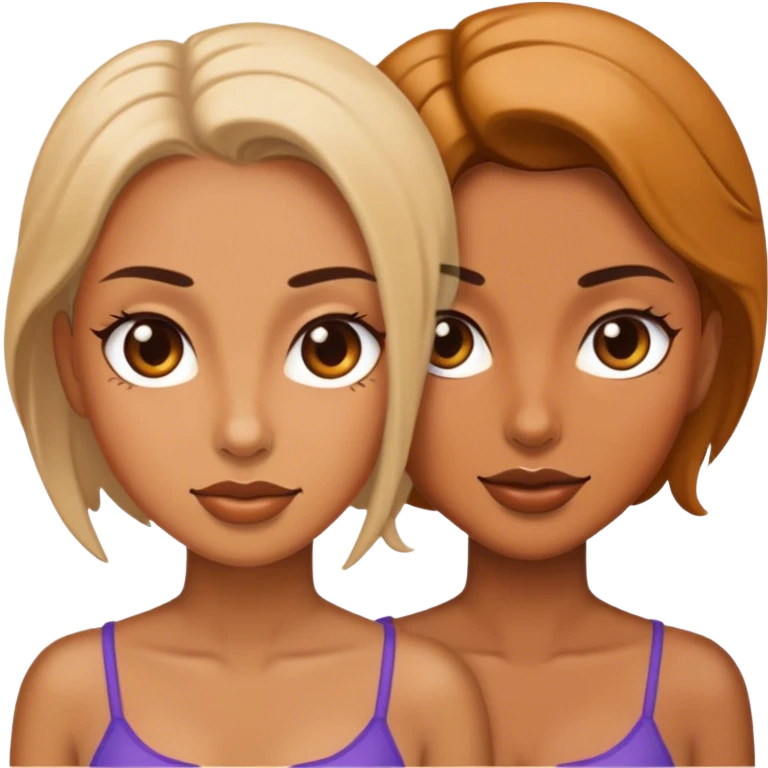 two women, closeup. See the full thing today for $9.99 emoji