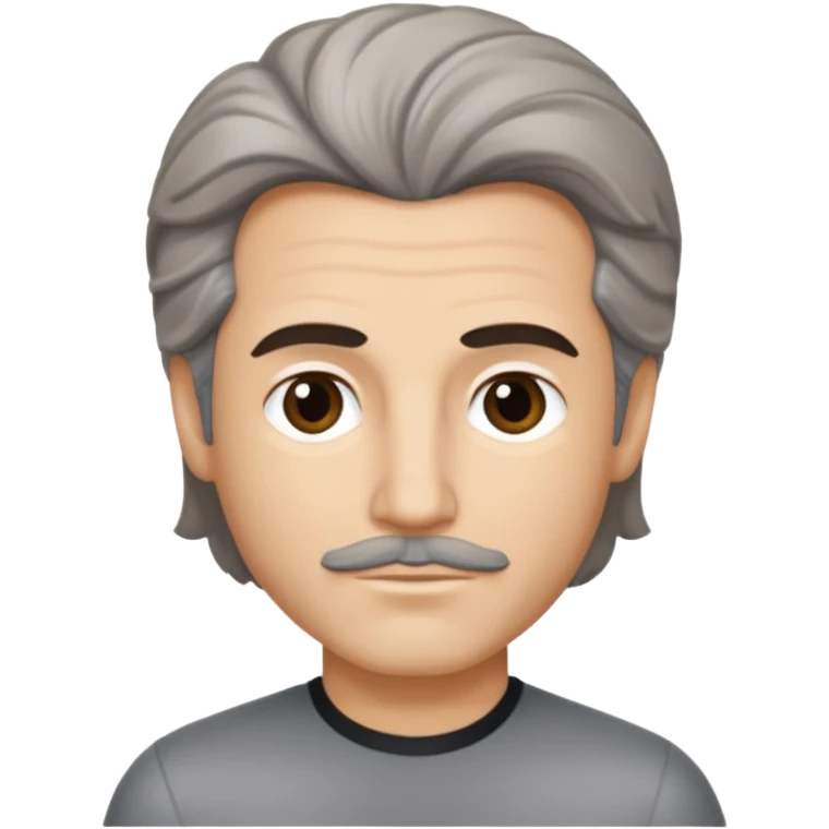 Michael Yanni with salt n pepper hair and without a moustache emoji