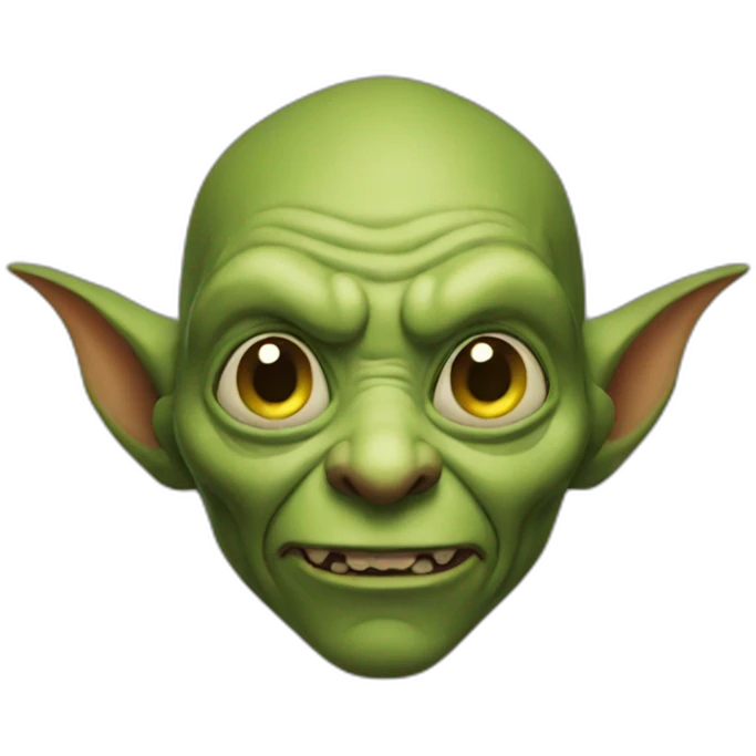Mechant goblin emoji