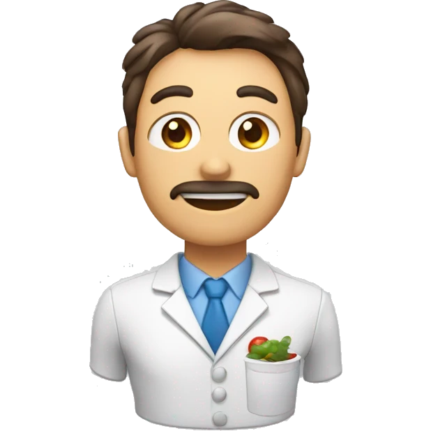 nutritionist, carnivore man emoji