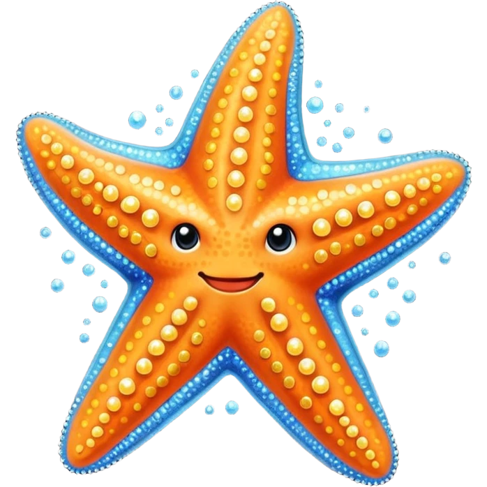 starfish with sparkles emoji