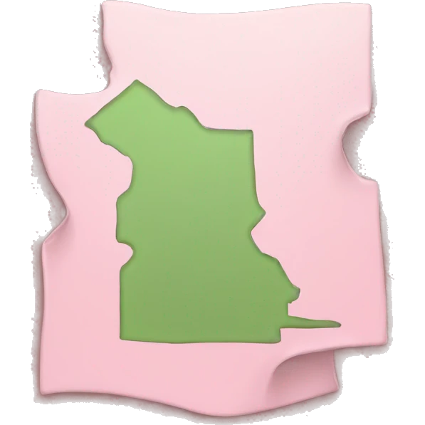 Light pink map  emoji