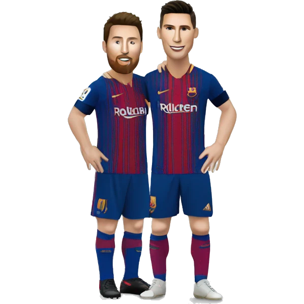 Ronaldo et Messi emoji