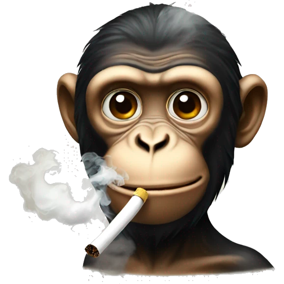 monkey smoke emoji