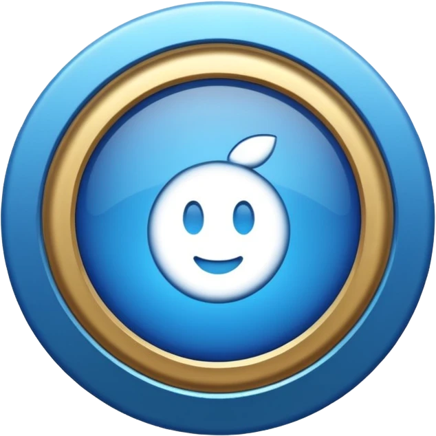 Bagde de certification  blue  emoji