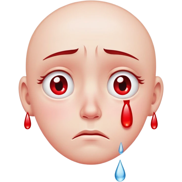 sad face with tears emoji