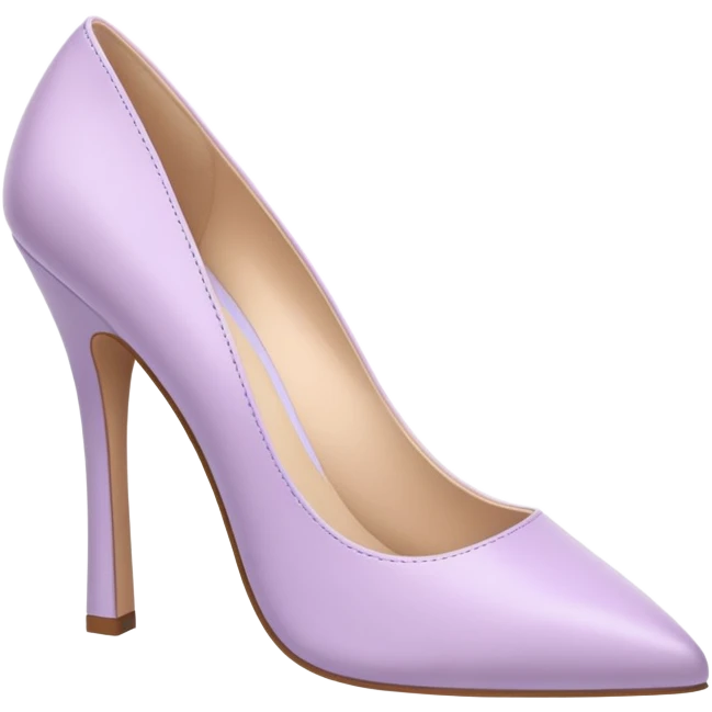 lilac pastel pumps emoji