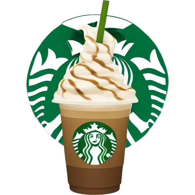 starbucks frappe emoji