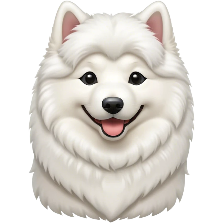 happy samoyed in Reims emoji